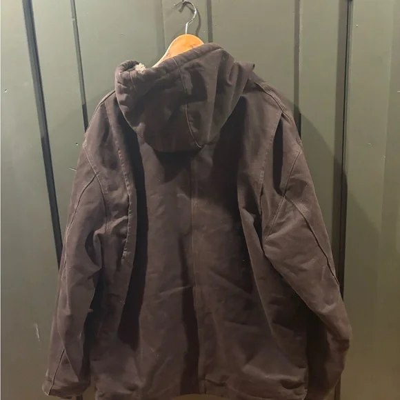 MEN'S SHERPA-LINED JACKET - RELAXED FIT - WASHED DUCK - 3 WARMEST RATING - Picture 6 of 6